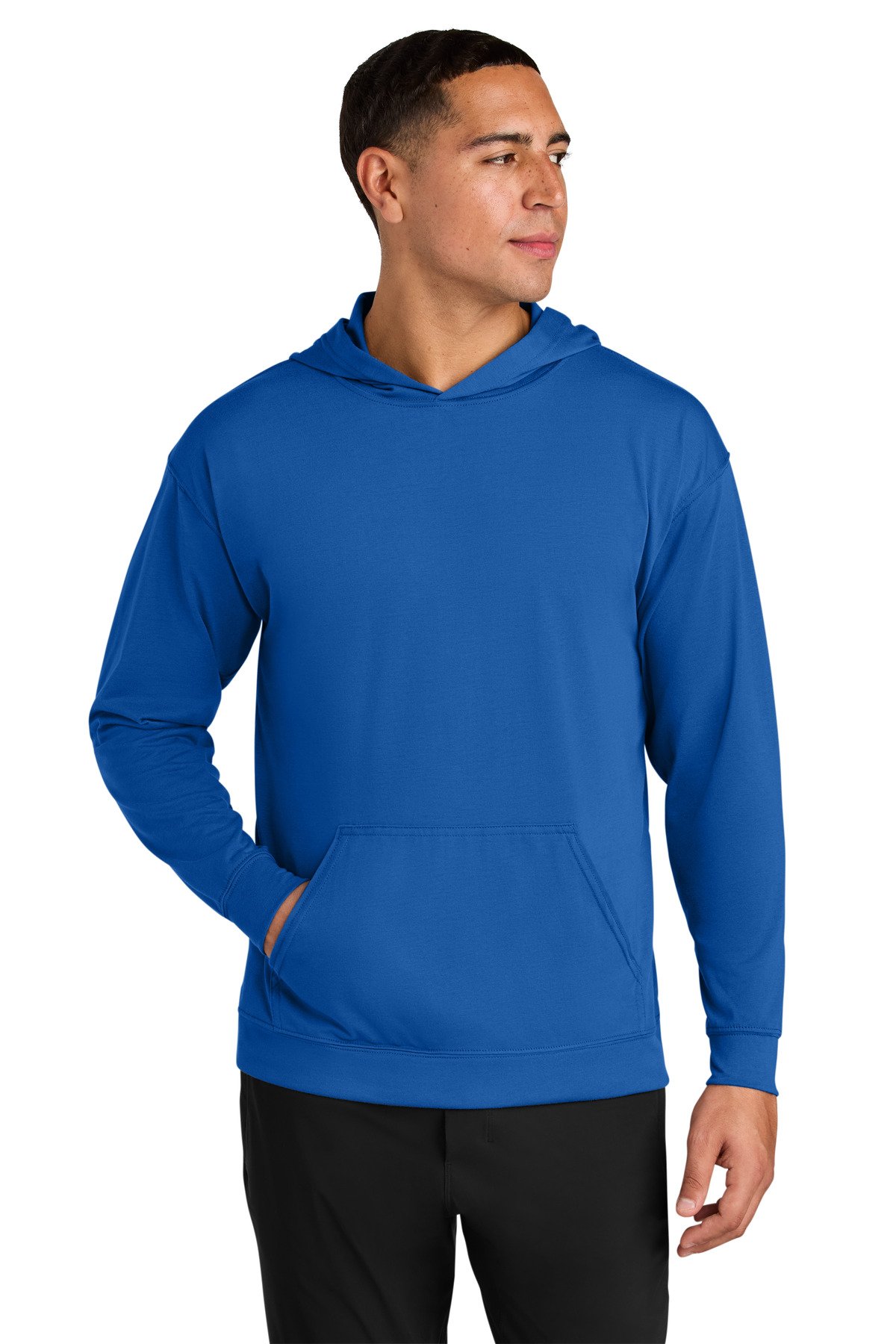 A4 Softek Long Sleeve Hooded Tee A4N3528 - Image 4
