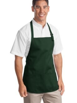 Alternative view of Port Authority ®  Medium-Length Apron with Pouch Pockets.  A510