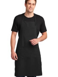 Port Authority ® Easy Care Extra Long Bib Apron with Stain Release. A700