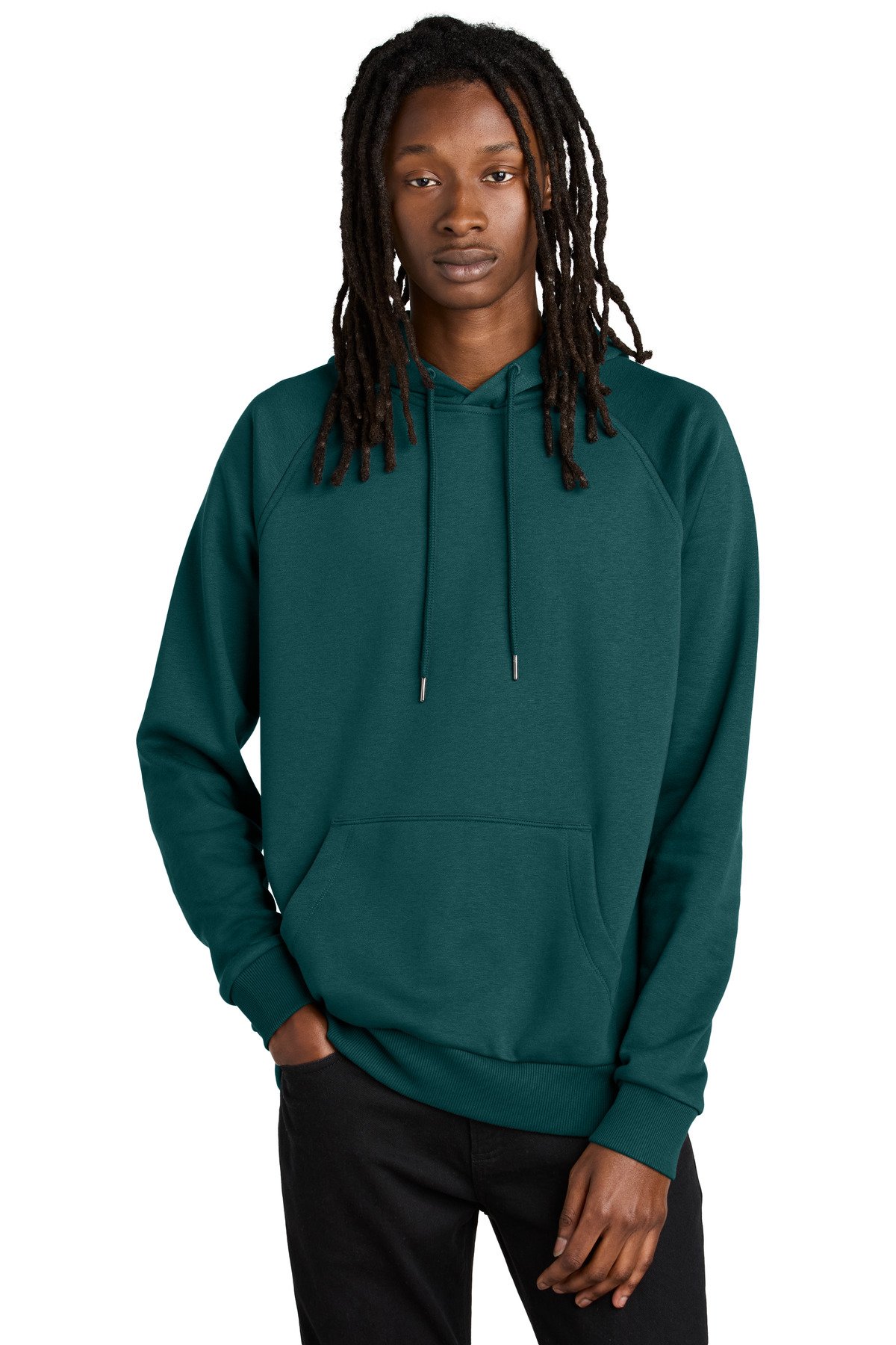Allmade ® Unisex Organic CVC Fleece Pullover Hoodie AL5000 - Image 4