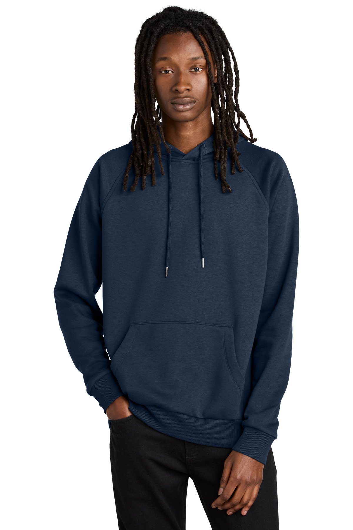 Allmade ® Unisex Organic CVC Fleece Pullover Hoodie AL5000 - Image 8