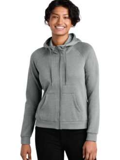 Allmade ® Women's Organic CVC Fleece Full-Zip Hoodie AL5003