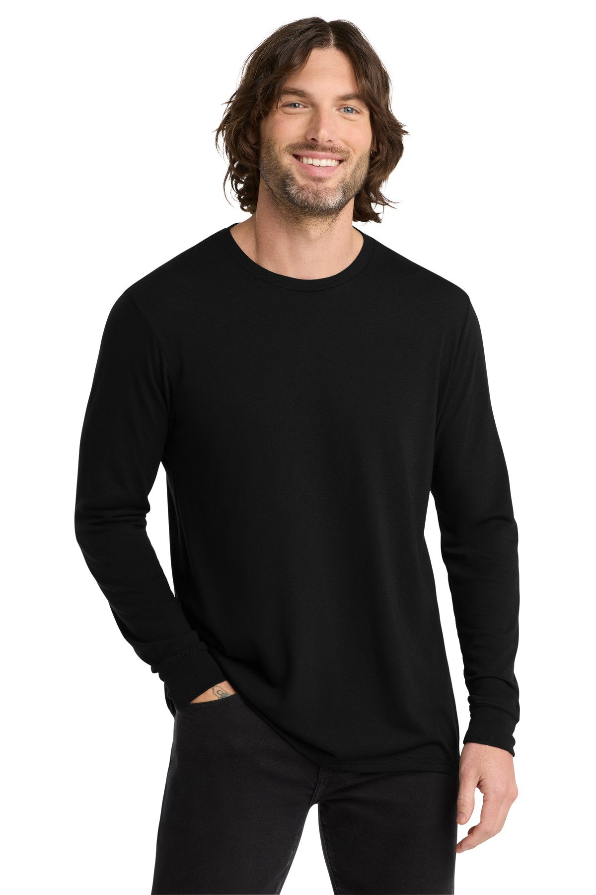 Allmade ® Unisex Tri-Blend Long Sleeve Tee AL6004 - Image 11