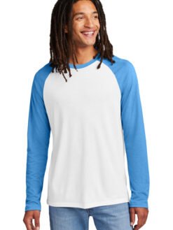 Alternative view of Allmade ®  Unisex Tri-Blend Long Sleeve Colorblock Raglan AL6009
