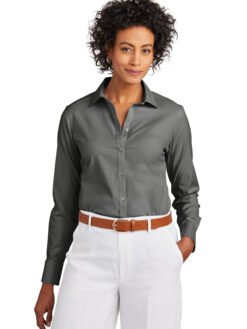 Alternative view of Brooks Brothers ®  Women's Wrinkle-Free Stretch Pinpoint Shirt BB18001
