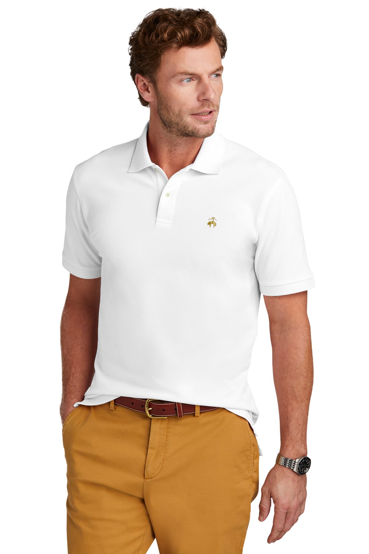 Brooks Brothers ® Pima Cotton Pique Polo BB18200 - Image 6