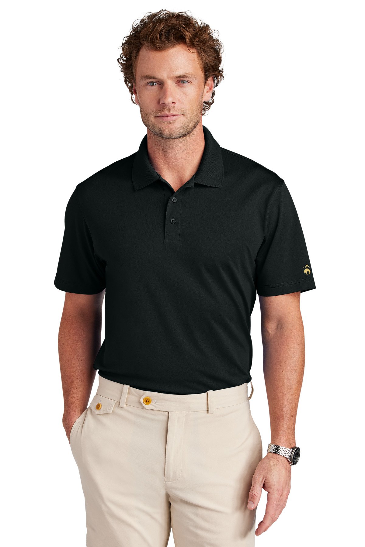 Brooks Brothers ® Mesh Pique Performance Polo BB18220 - Image 2