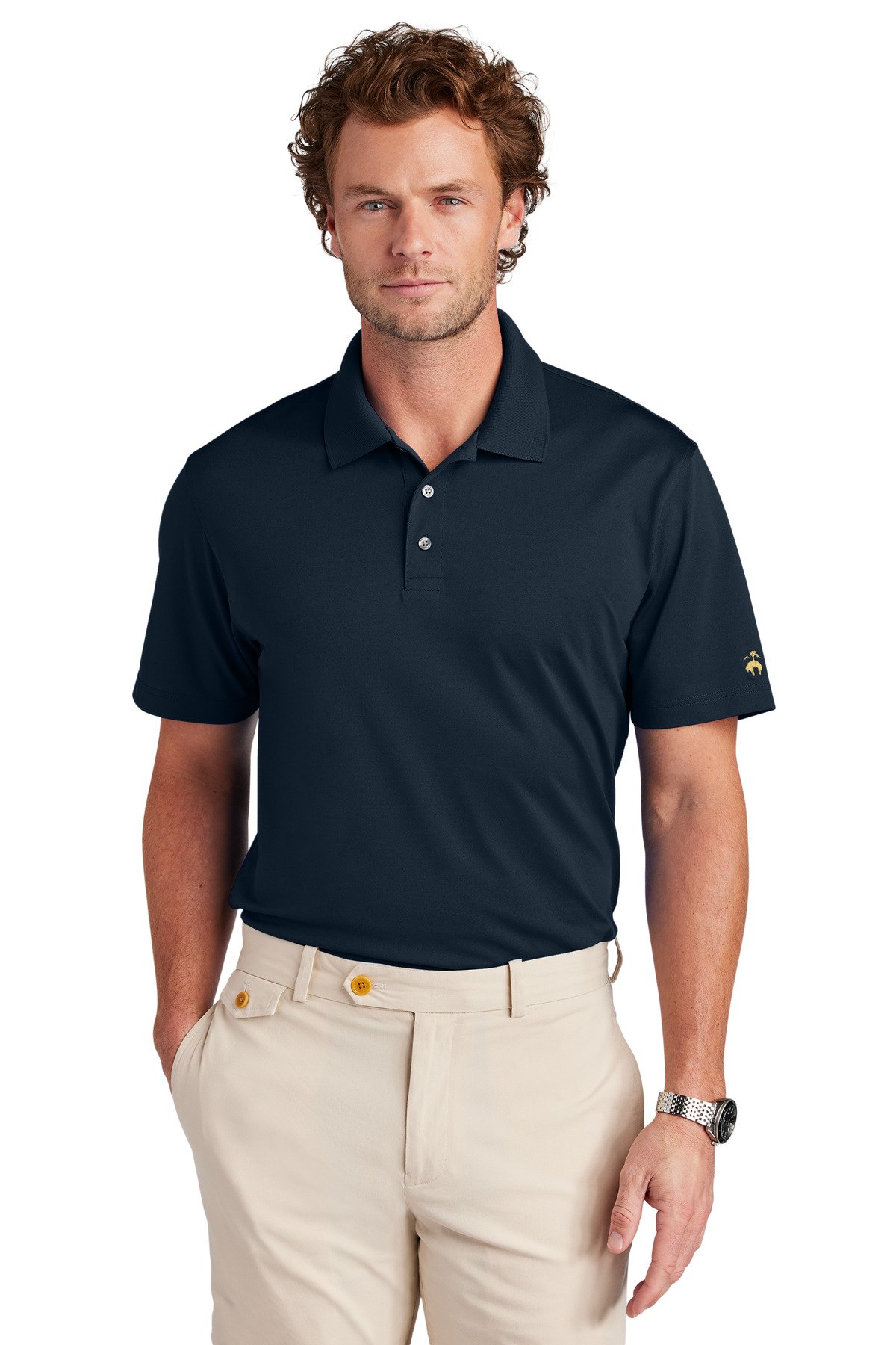 Brooks Brothers ® Mesh Pique Performance Polo BB18220 - Image 3