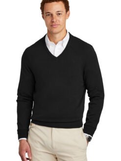 Brooks Brothers ® Cotton Stretch V-Neck Sweater BB18400