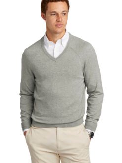 Alternative view of Brooks Brothers ®  Cotton Stretch V-Neck Sweater BB18400