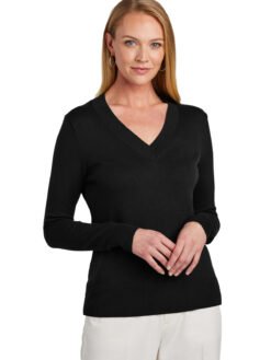 Brooks Brothers ® Women's Cotton Stretch V-Neck Sweater BB18401