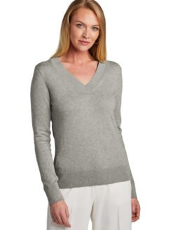 Alternative view of Brooks Brothers ®  Women's Cotton Stretch V-Neck Sweater BB18401