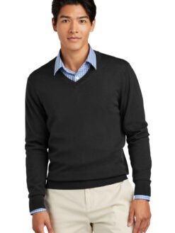 Brooks Brothers ® Washable Merino V-Neck Sweater BB18410