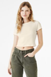 Alternative view of BELLA+CANVAS ®  Women's Micro Rib Baby Tee BC1010