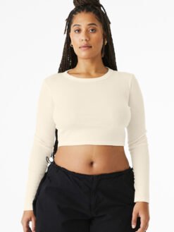 BELLA+CANVAS ® Women's Micro Rib Long Sleeve Baby Tee BC1501