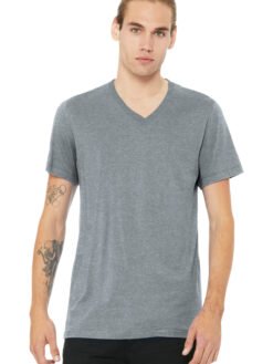 BELLA+CANVAS ® Unisex Heather CVC V-Neck Tee BC3005CVC