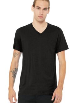 Alternative view of BELLA+CANVAS ®  Unisex Heather CVC V-Neck Tee BC3005CVC