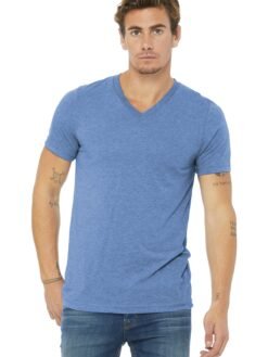 BELLA+CANVAS ® Unisex Triblend Short Sleeve V-Neck Te. BC3415