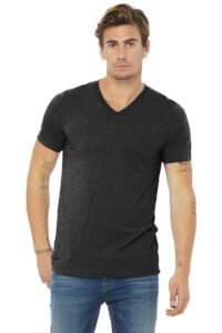 Alternative view of BELLA+CANVAS  ®  Unisex Triblend Short Sleeve V-Neck Te. BC3415