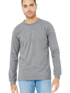 BELLA+CANVAS ® Unisex Heather CVC Long Sleeve Tee BC3501CVC