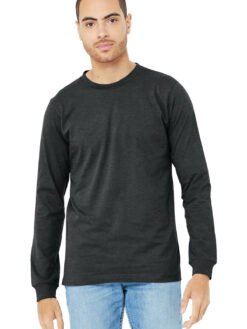 Alternative view of BELLA+CANVAS ®  Unisex Heather CVC Long Sleeve Tee BC3501CVC