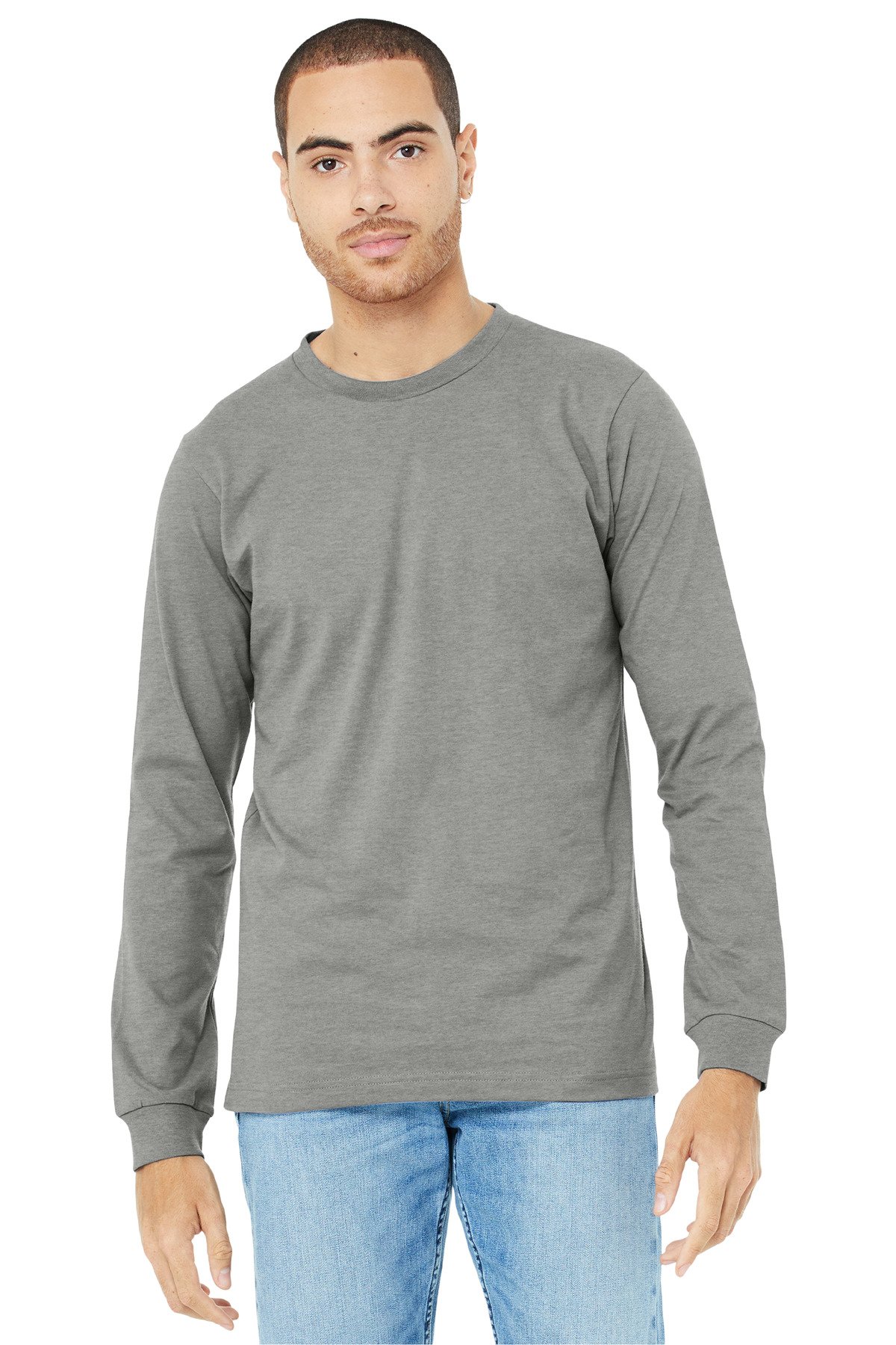 BELLA+CANVAS ® Unisex Heather CVC Long Sleeve Tee BC3501CVC - Image 11