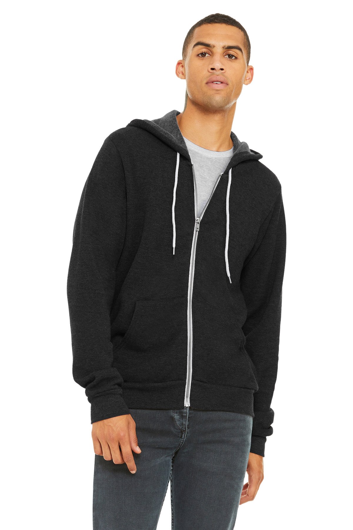 BELLA+CANVAS ® Unisex Sponge Fleece Full-Zip Hoodie. BC3739 - Image 15