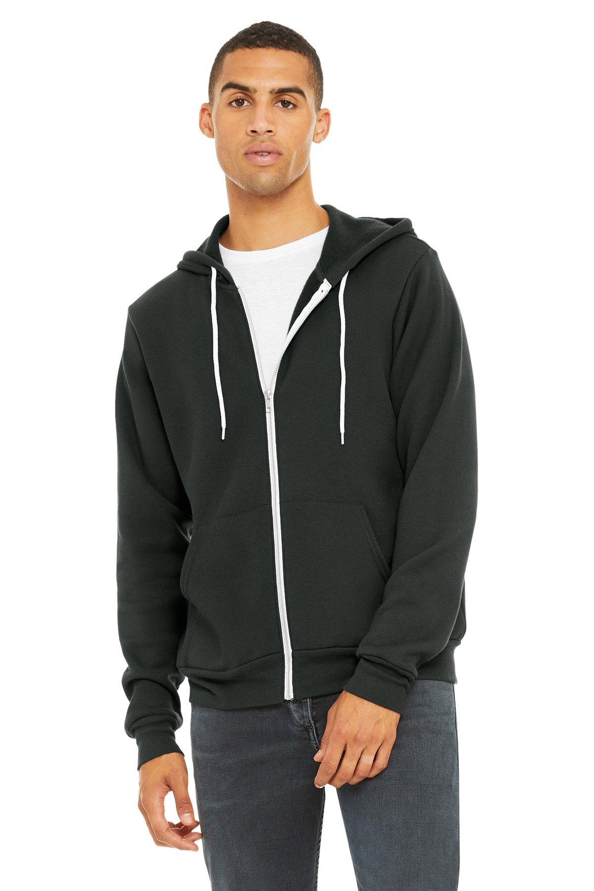 BELLA+CANVAS ® Unisex Sponge Fleece Full-Zip Hoodie. BC3739 - Image 4