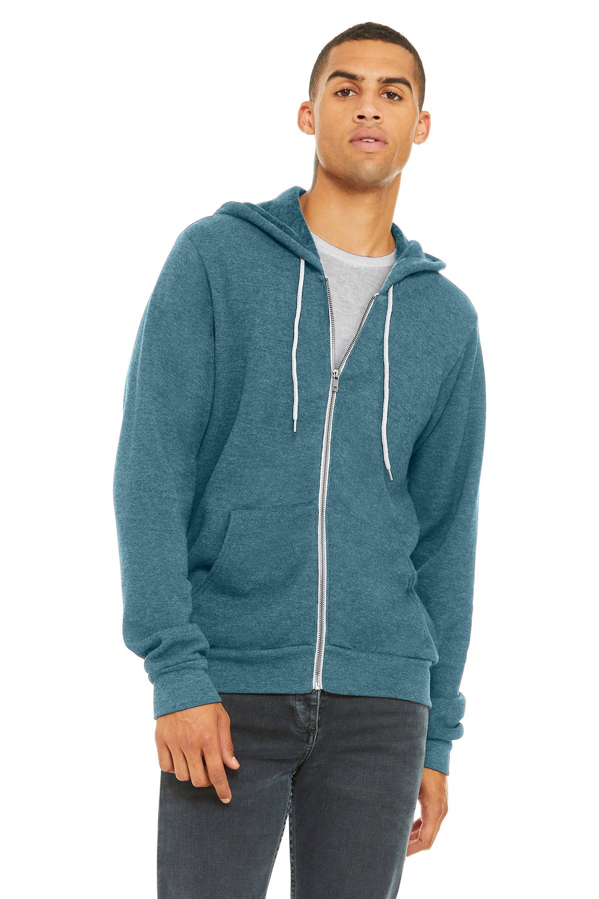 BELLA+CANVAS ® Unisex Sponge Fleece Full-Zip Hoodie. BC3739 - Image 16