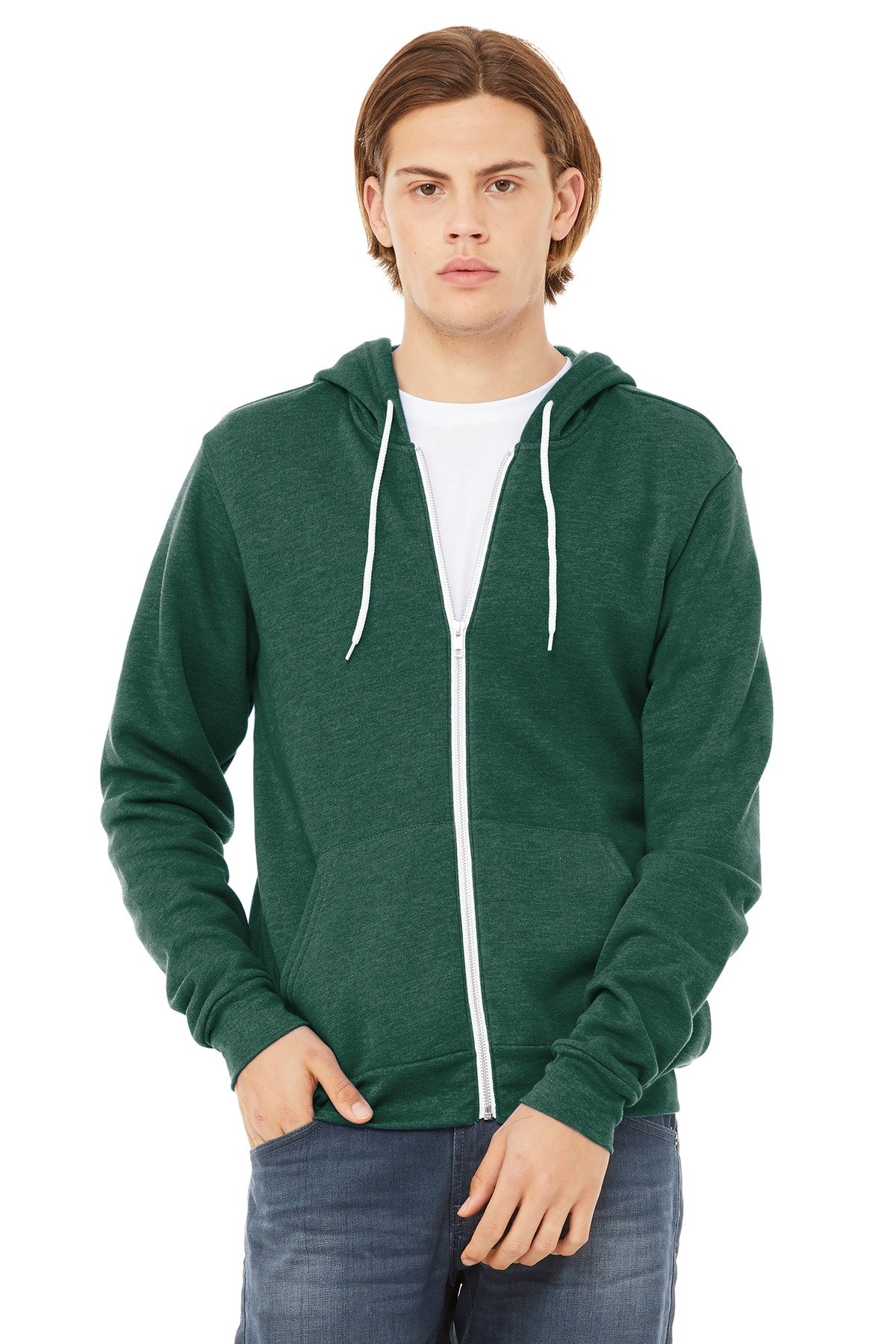 BELLA+CANVAS ® Unisex Sponge Fleece Full-Zip Hoodie. BC3739 - Image 7
