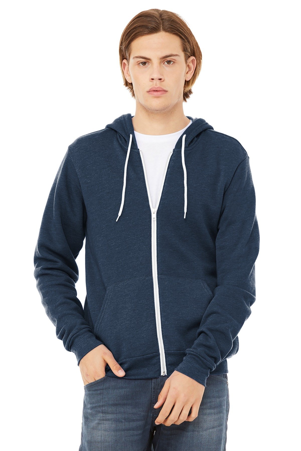 BELLA+CANVAS ® Unisex Sponge Fleece Full-Zip Hoodie. BC3739 - Image 8