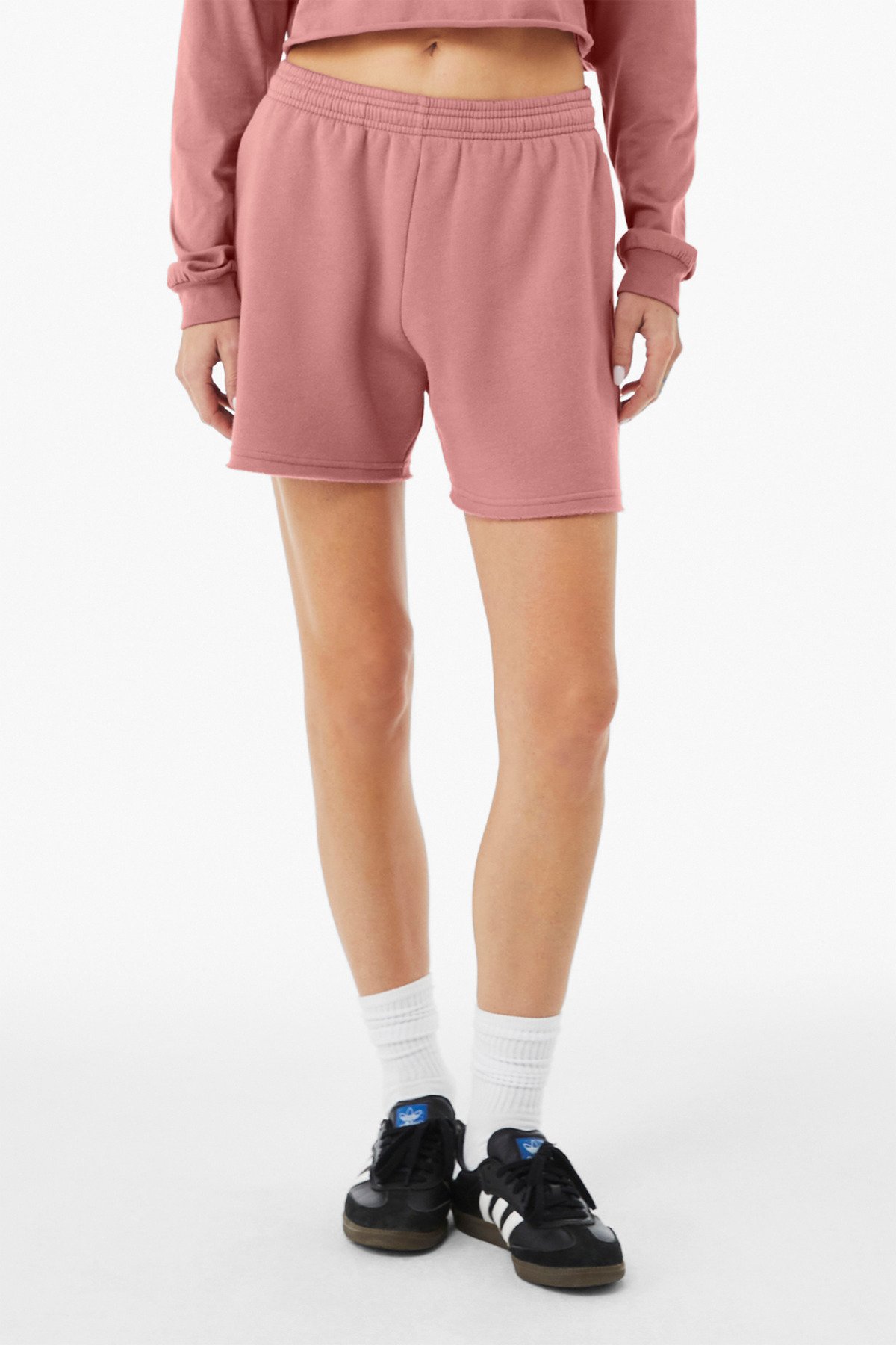 BELLA+CANVAS ® Women's Cutoff Sweatshort BC3787 - Image 4