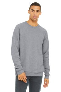 BELLA+CANVAS  ®  Unisex Sponge Fleece Raglan Sweatshirt. BC3901
