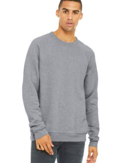 BELLA+CANVAS ® Unisex Sponge Fleece Raglan Sweatshirt. BC3901