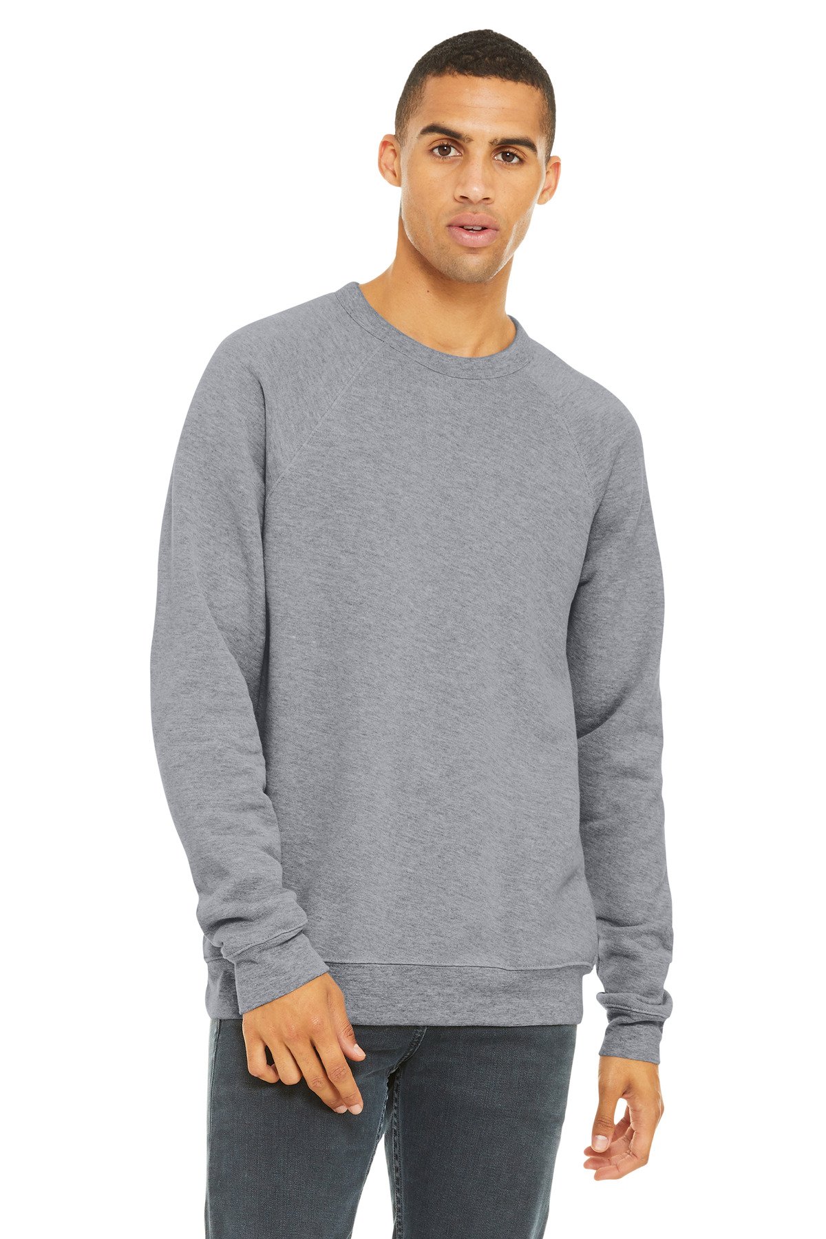 BELLA+CANVAS ® Unisex Sponge Fleece Raglan Sweatshirt. BC3901