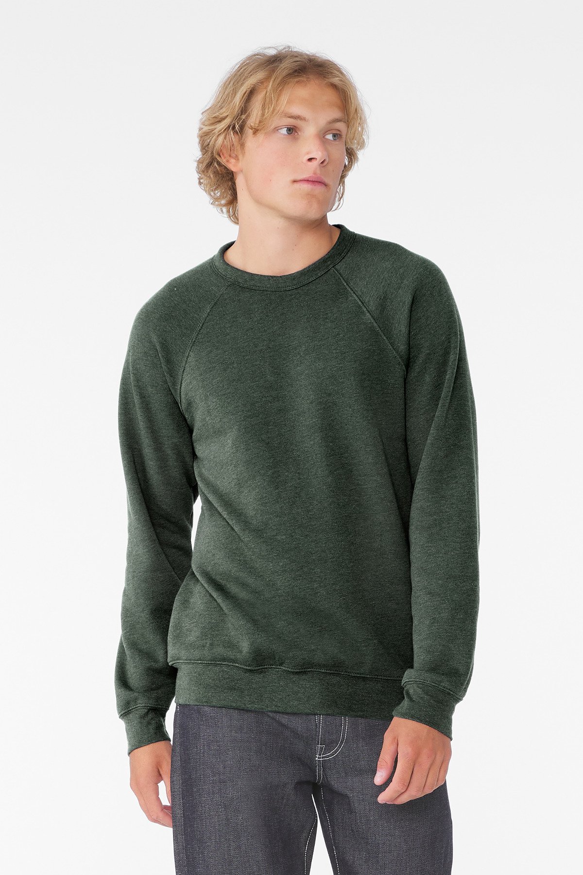 BELLA+CANVAS ® Unisex Sponge Fleece Raglan Sweatshirt. BC3901 - Image 30