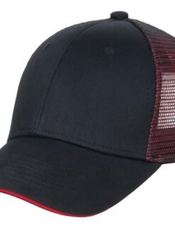 Port Authority ®  Double Mesh Snapback Sandwich Bill Cap. C818