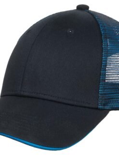 Alternative view of Port Authority ®  Double Mesh Snapback Sandwich Bill Cap. C818