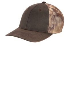 Alternative view of Port Authority  ®  Pigment Print Camouflage Mesh Back Cap C891