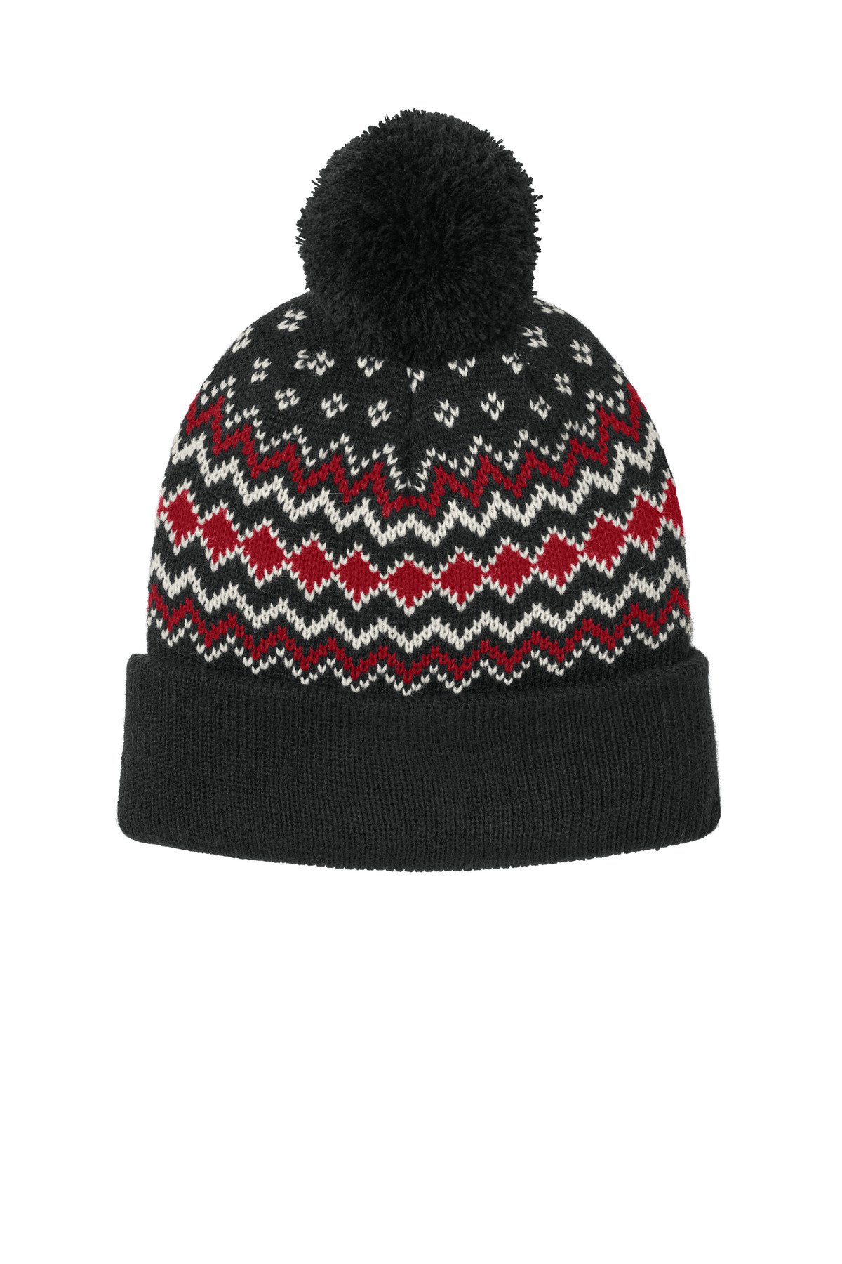 Port Authority ® Alpine Pom Beanie C991 - Image 2