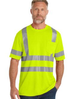 Alternative view of CornerStone  ®  ANSI 107 Class 3 Mesh Tee. CS202