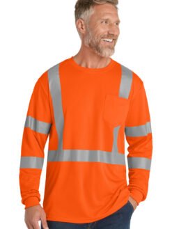 CornerStone ® ANSI 107 Class 3 Mesh Long Sleeve Tee. CS203