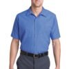 Red Kap ®  Short Sleeve Striped Industrial Work Shirt.  CS20 - Image 3