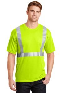Alternative view of CornerStone ®  - ANSI 107 Class 2 Safety T-Shirt.  CS401