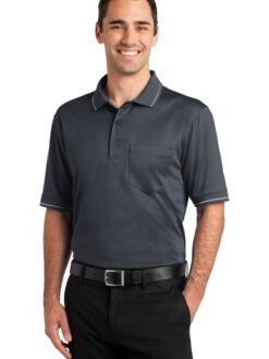 Alternative view of CornerStone ®  Select Snag-Proof Tipped Pocket Polo. CS415