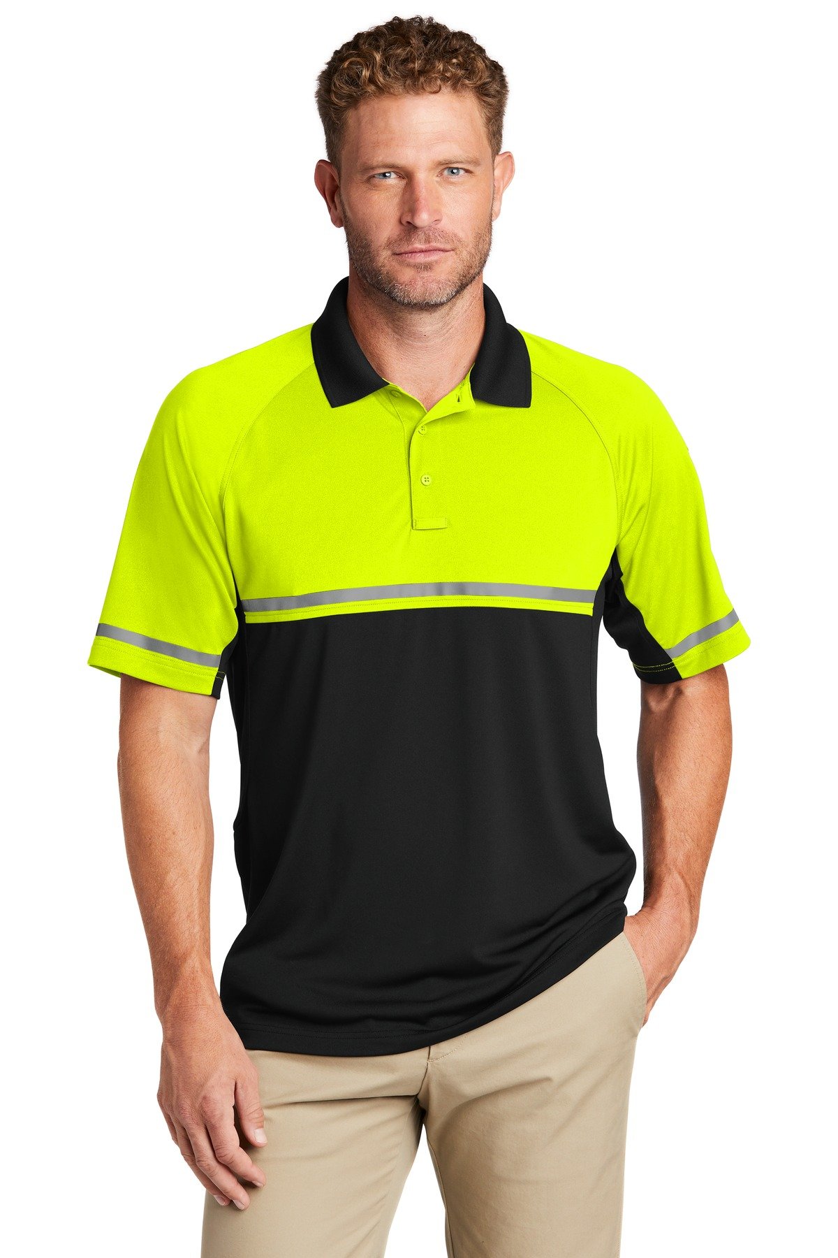 CornerStone ® Select Lightweight Snag-Proof Enhanced Visibility Polo CS423 - Image 2