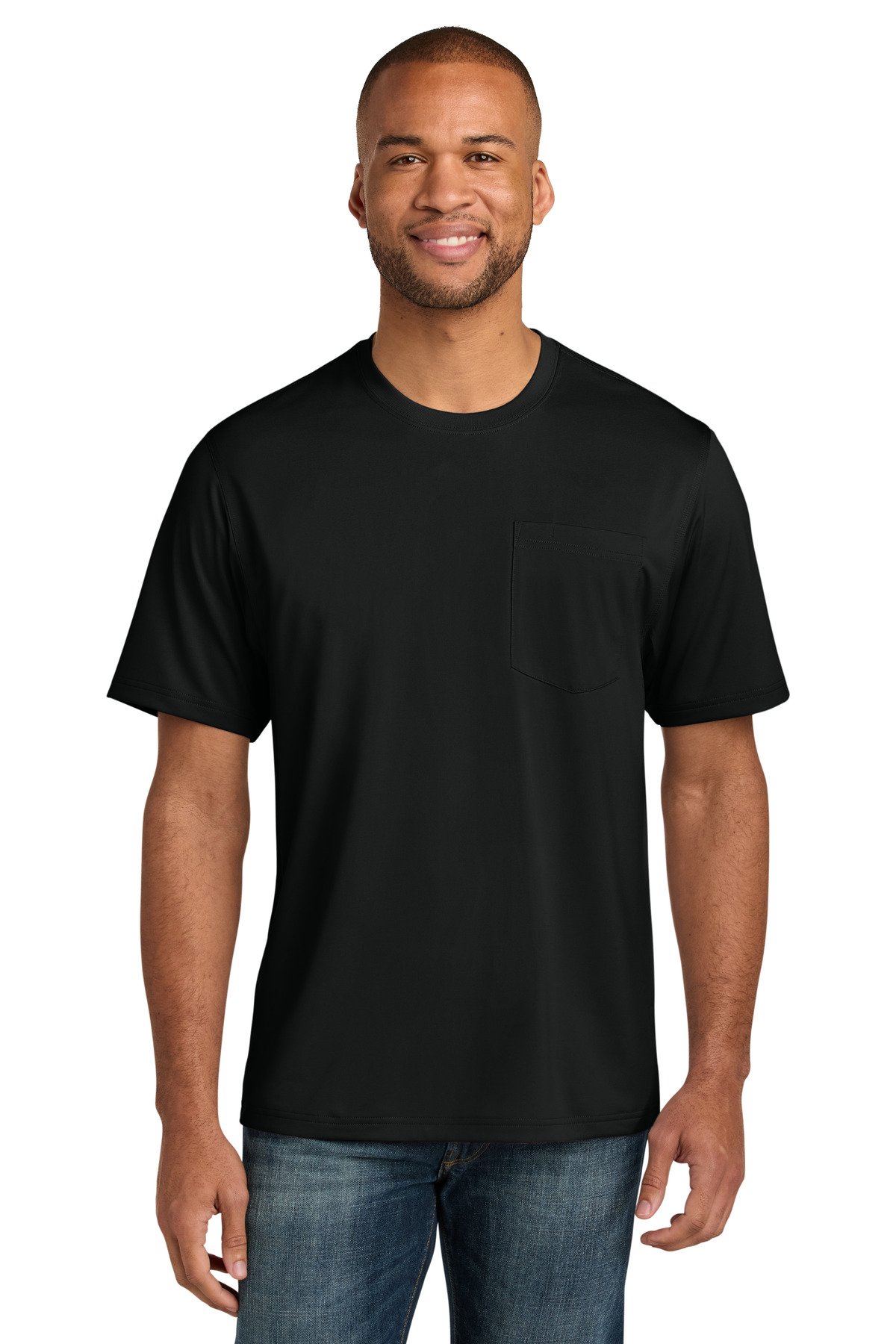 CornerStone ® Workwear Pro Short Sleeve Pocket Tee CS440P - Image 3