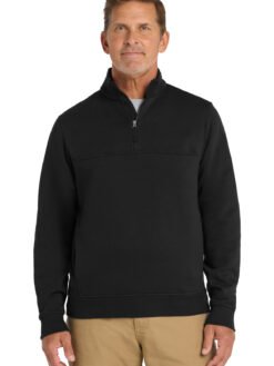 Alternative view of CornerStone ®  1/2-Zip Job Shirt. CS626