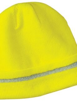 Alternative view of CornerStone ®  - Enhanced Visibility Beanie with Reflective Stripe.  CS800