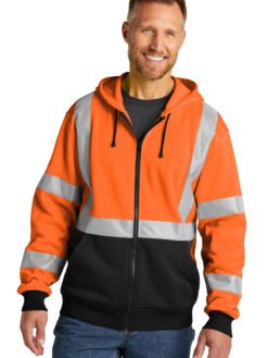 CornerStone ® A107 Class 3 Heavy-Duty Fleece Full-Zip Hoodie CSF300